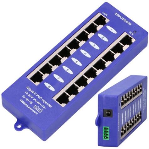 Extralink Port Gigabit Poe Injector X Mb S Rj Mode B Enaa