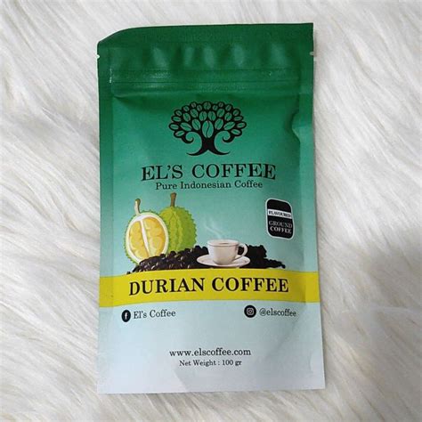 Jual ELS EL S COFFEE DURIAN KOPI LAMPUNG RASA DUREN 100G GROUND BUBUK