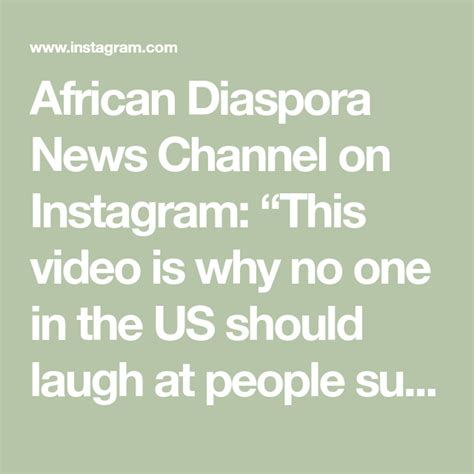 African Diaspora News Channel On Instagram This Video Is Why No One