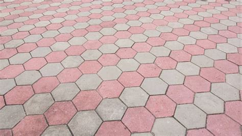 Cement Hexagonal Interlocking Paver Block Thickness 80mm At Rs 12