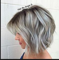 Reverse Ombre Balayage Grey Hair What S New