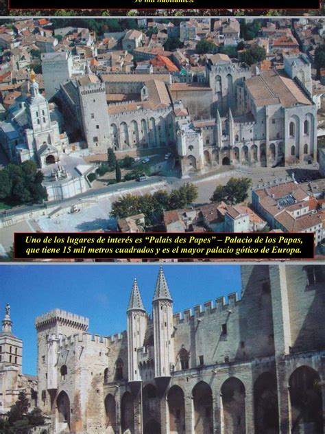 El Palacio De Los Papas Avignon Francia Palais Des Papes