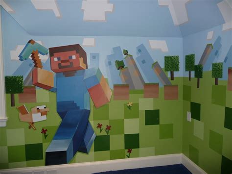 Minecraft Room Decor Ideas Fresh Minecraft Bedroom - Minecraft Bedroom Wall Ideas (#453517) - HD ...