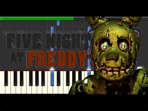 Five Nights At Freddy S 3 Don T Go Good Ending Theme Piano