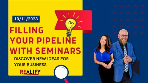 REALIFY Mastermind Filling Your Pipeline With Seminars YouTube