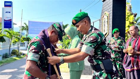 Kunker Ke Flores Timur Danrem Wirasakti Beri Pesan Moral Kepada Para