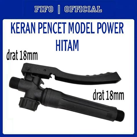 Jual KRAN PENCET SPRAYER STOP KRAN SPRAYER HANDLE HITAM GAGANG