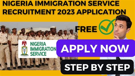 Nigerian Immigration Service Recruitment 20232024 How To Apply Step By