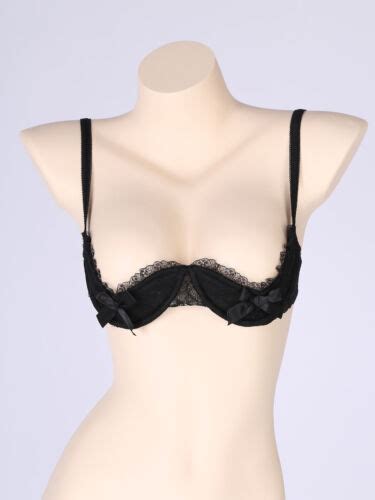 Womens Sexy Half Cup Bra Padded Underwired Bralette Brassiere Lingerie Underwear Ebay