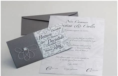 Invitaciónes De Boda Plata Imagui