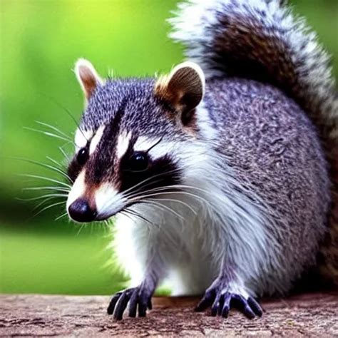 A Raccoon Mixed With A Squirrel Stable Diffusion