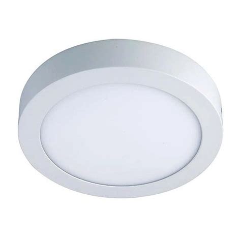 Lampara Led De Techo Para Sobreponer Circular 12w Luz Blanca Extraled