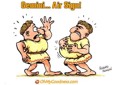 Gemini... Air Sign! ecard | Funny Free eCards | OhMyGoodness ecards