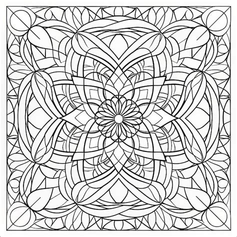 Premium Photo Artistic Exploration Captivating Coloring Pages Of