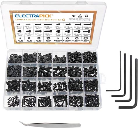 Electrapick Pcs Screws Screws Washers Nut Set M M M M With