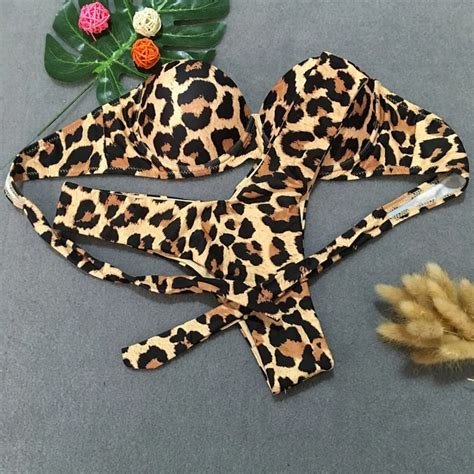 Strój kąpielowy w panterkę bikini wakacyjne INTIMIA