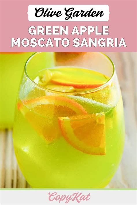 Olive Garden Green Apple Sangria Copykat Recipes