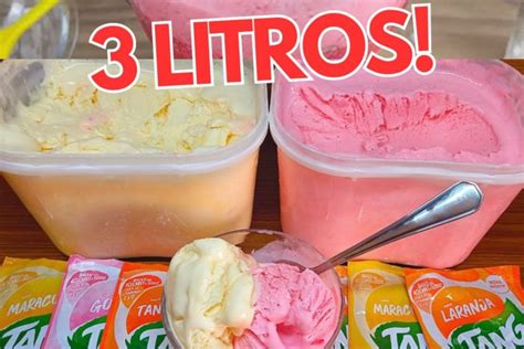 Desfrute De Um Sorvete Caseiro Refrescante Suco Tang Uma Receita