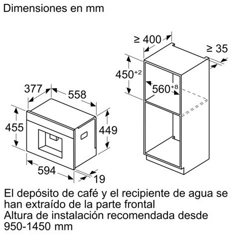 Ct L B Cafetera Totalmente Integrable Electrodom Sticos Siemens Es