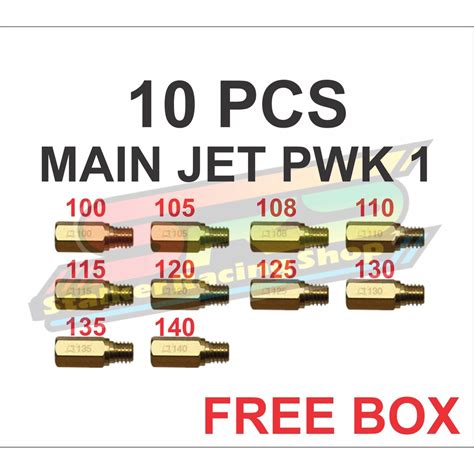 Jual Paket Spuyer Pilot Jet Main Jet Lengkap Karbu PWK PE PWL TIGER