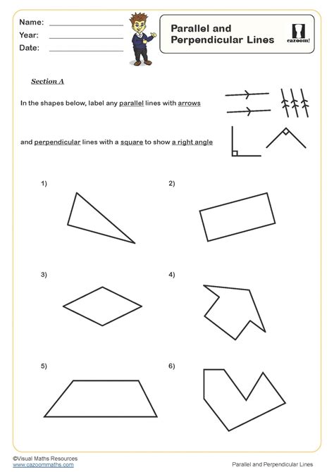 Perpendicular And Parallel Lines Worksheet – Martin Lindelof