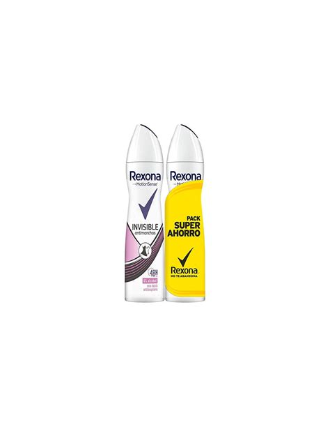 Rexona Invisible On Black White Clothes Desodorante Spray Ml X