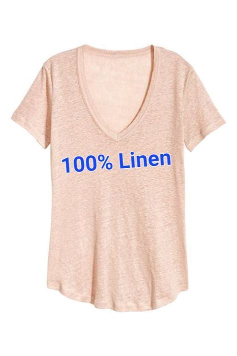 Шикарная льняная футболка розового цвета h&m made in cambodia ...