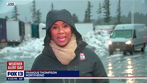 KCPQ 13 FOX 13 News At 4pm Snowfall Coverage January 6th 2022