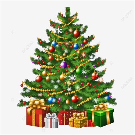 Beautiful Christmas Tree With Presents Christmas Tree Merry Christmas