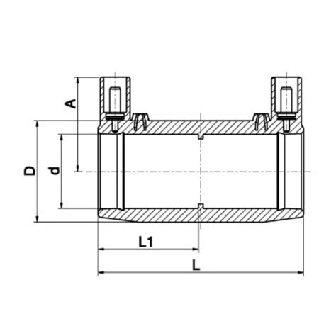 Mufa electrofuziune Ø90 mm PN16