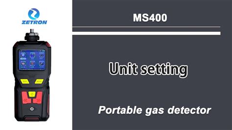 Unit Settingms In Natural Detect Portable Toxic Gases And