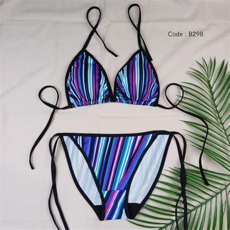 Jual Bikini Set Renang Wanita Bikini Pantai Sexy Two Piece Triangle