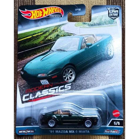 Hotwheels Series Rubber Tires Modern Classics Mazda Mx Miata Hot