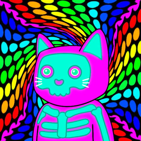 Trippy Cat Animated 