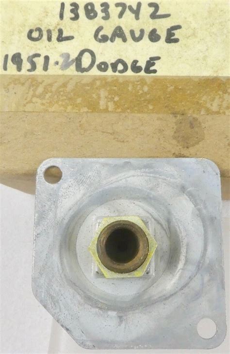 Dodge Nos Mopar Oil Pressure Dash Gauge Ebay