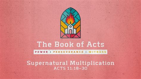 The Book Of Acts Supernatural Multiplication Youtube