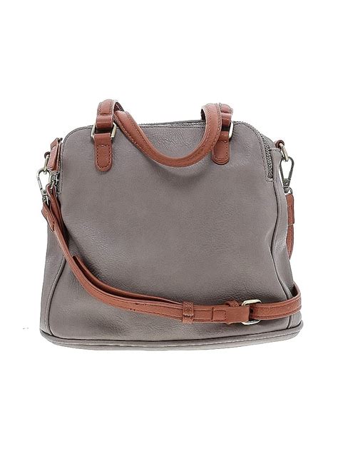 Sasha Sofi Solid Gray Satchel One Size 53 Off ThredUP