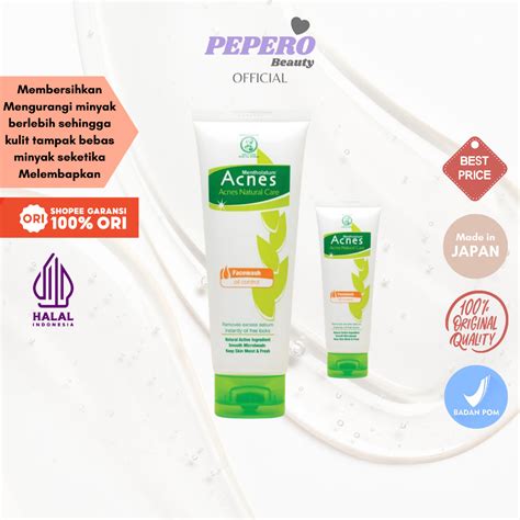 Jual Acnes Natural Care Face Wash Oil Control Shopee Indonesia