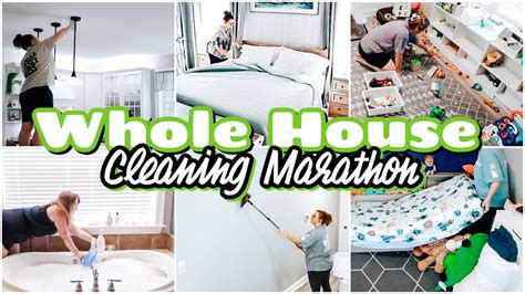 Whole House Clean With Me SAHM Cleaning Motivation House Reset