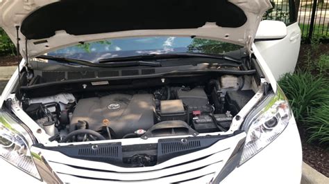 TOYOTA SIENNA How To Open Hood YouTube