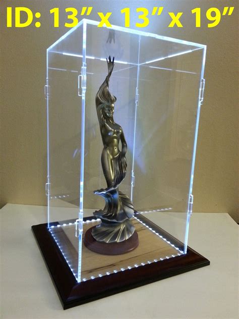 X X Inch Acrylic Display Case With Led Lighting For