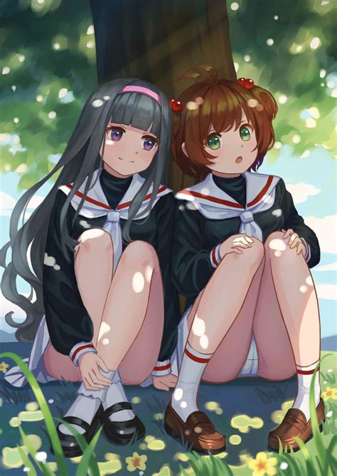 Kinomoto Sakura And Daidouji Tomoyo Cardcaptor Sakura Drawn By Chu