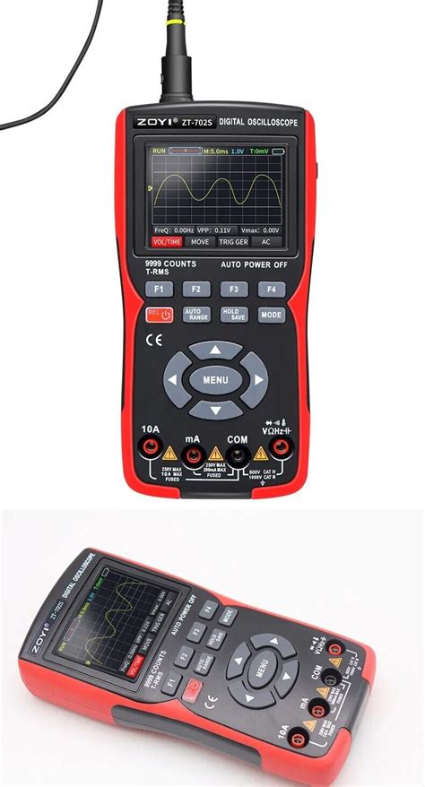 ZOYI ZT702S 2IN1 Digital Oscilloscope Multimeter Handheld Tester RMS