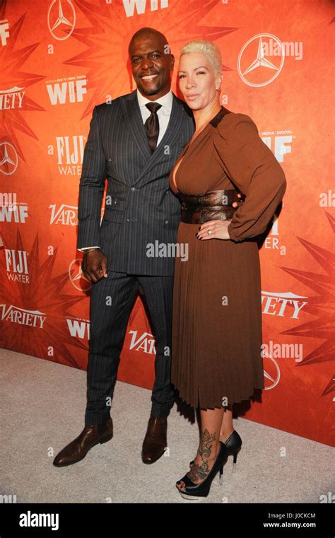 Terry Crews L And Rebecca King Crews Arrives At The Variety And Women