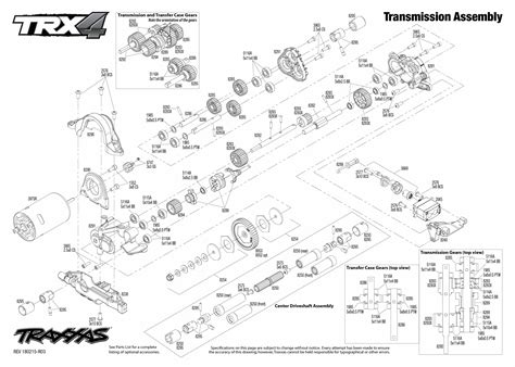 Exploded View Traxxas Trx 4 Ford Bronco 110 Tqi Rtr Transmission Astra