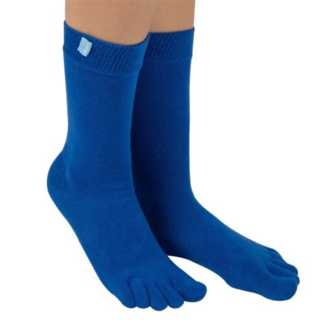 Toetoe® Socks Mid Calf Toe Socks Mid Blue Unisize