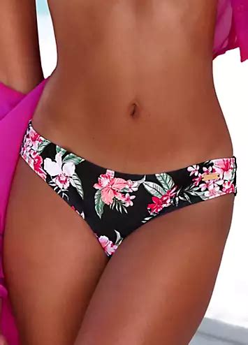 LASCANA Floral Bikini Bottoms LASCANA