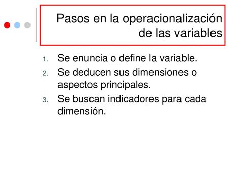 Ppt Operacionalizaci N De Variables Powerpoint Presentation Free