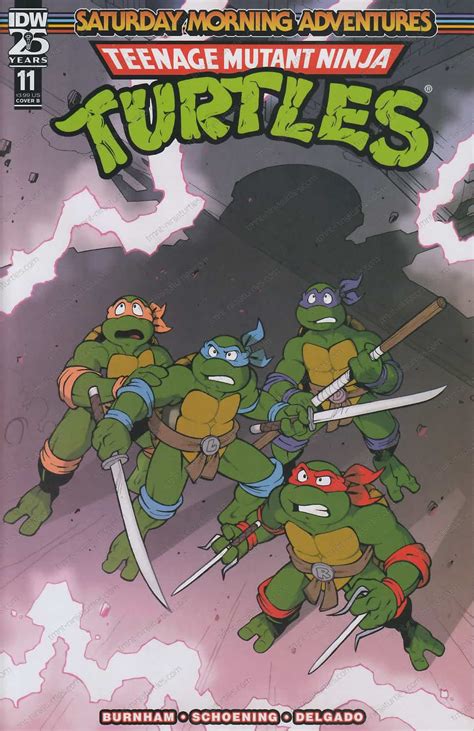 IDW TMNT Saturday Morning Adventures 11 1st Cover B TMNT A