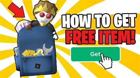 Free Item How To Get Metaverse Backpack In Roblox For Free Youtube